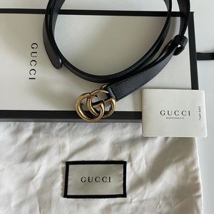 Authentic Gucci Mini Marmont belt